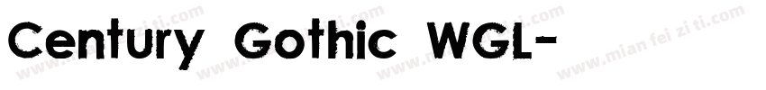 Century Gothic WGL字体转换